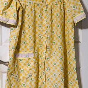 Charming Yellow and Green Women's Pajama Set